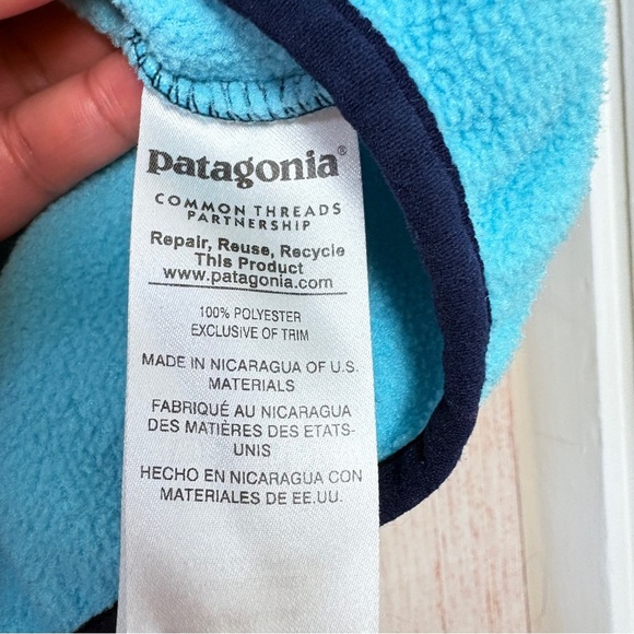 Patagonia Synchilla Womens lightweight Snap Pullover sweaters size Small - Picture 9 of 10